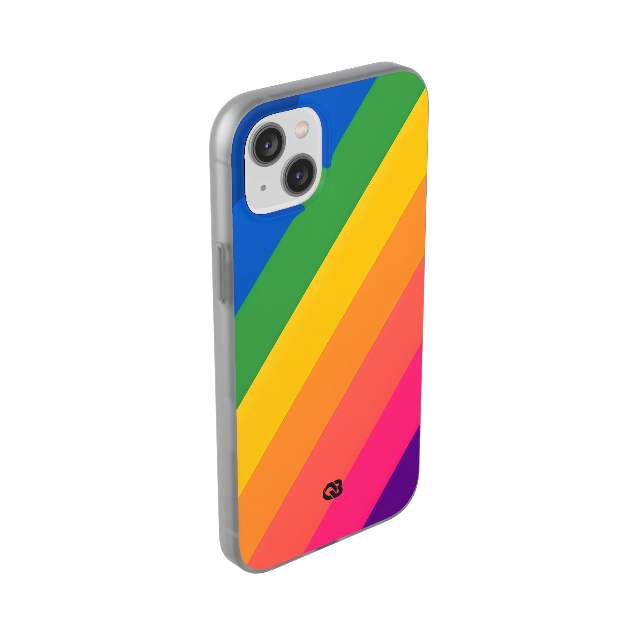 Vibrant Spectrum Slope · Soft Phone Case for iPhone