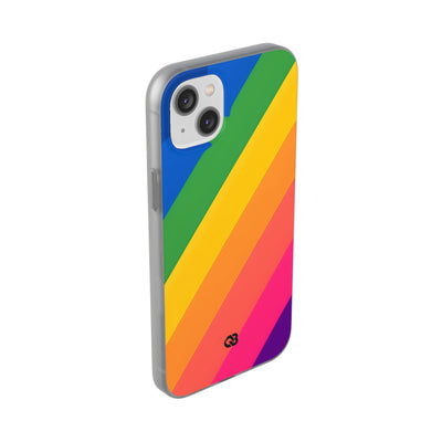 Vibrant Spectrum Slope · Soft Phone Case for iPhone