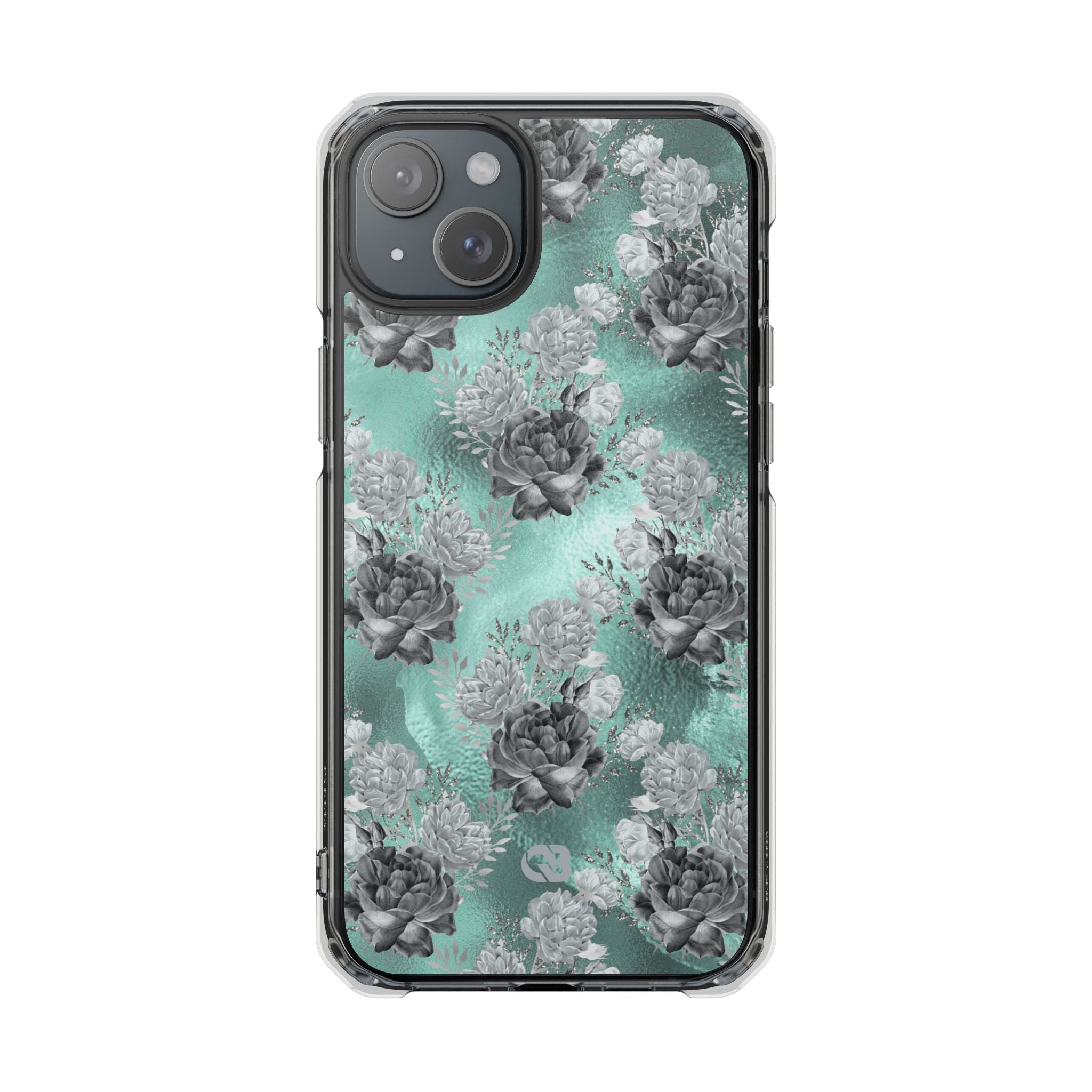 Frost Mint Floral · Impact Phone Case for iPhone · Magsafe