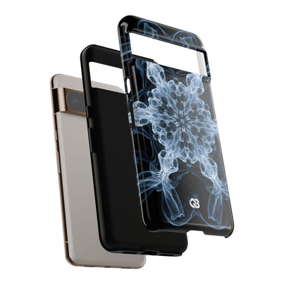 Blue Tough Phone Case for Google Pixel - Glacial Smoke Crown