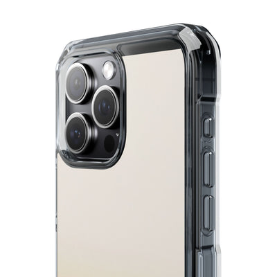 Solar Cream Ombre · Clear Impact Magnetic Phone Case for iPhone · Yellow