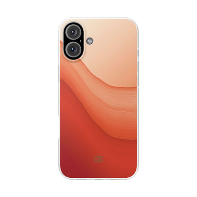 Terracotta Flow · Lite Phone Case for iPhone ·  Orange