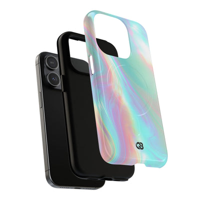 Prismatic Liquid Light · Tough 2.0 Magnetic Phone Case for iPhone · Teal