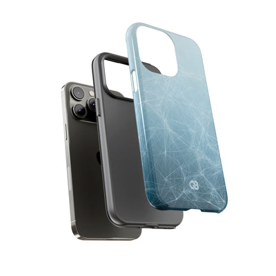 Teal Tough Phone Case for iPhone - Arctic Digital Nexus