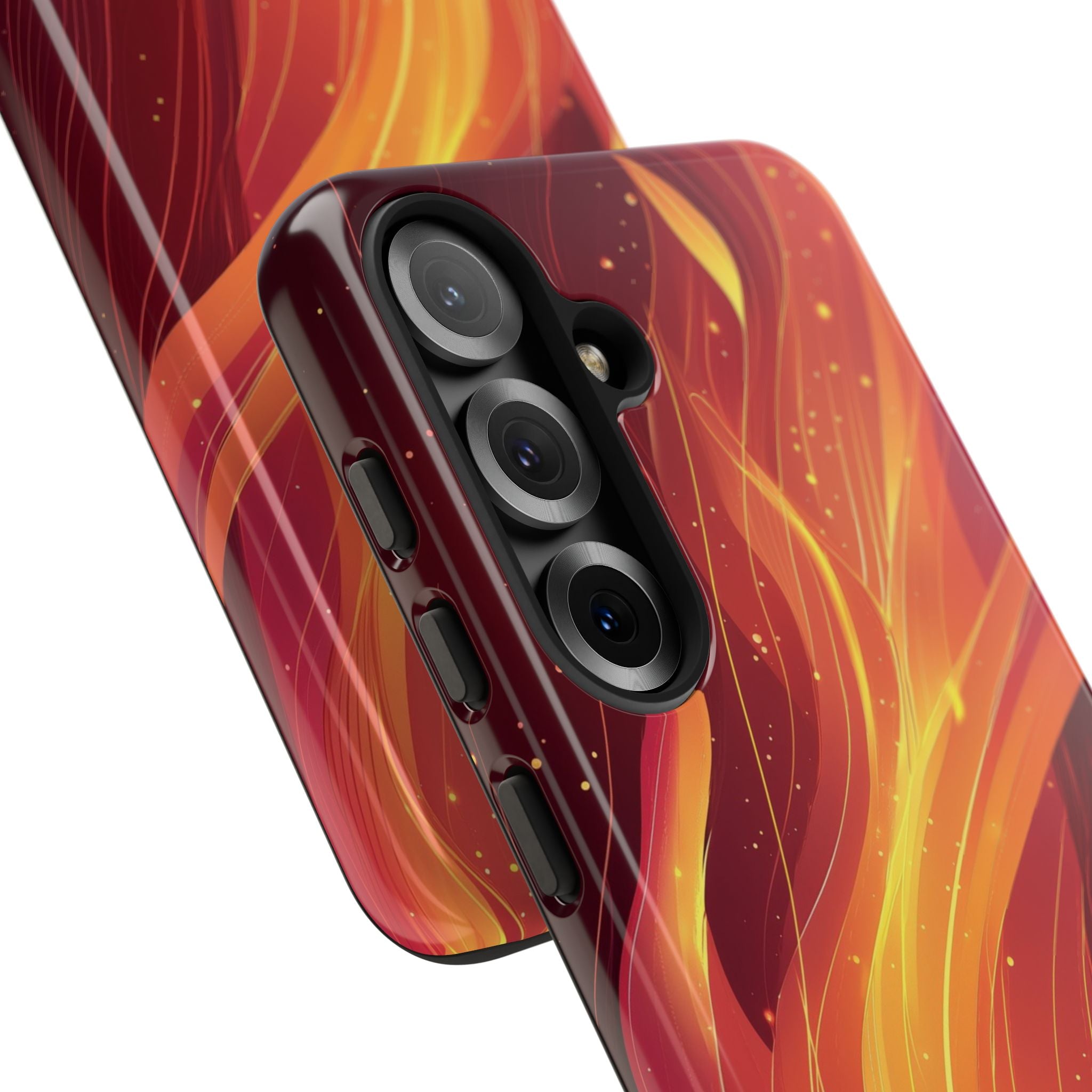 Flaming Flow Samsung S25 Cover - Tough