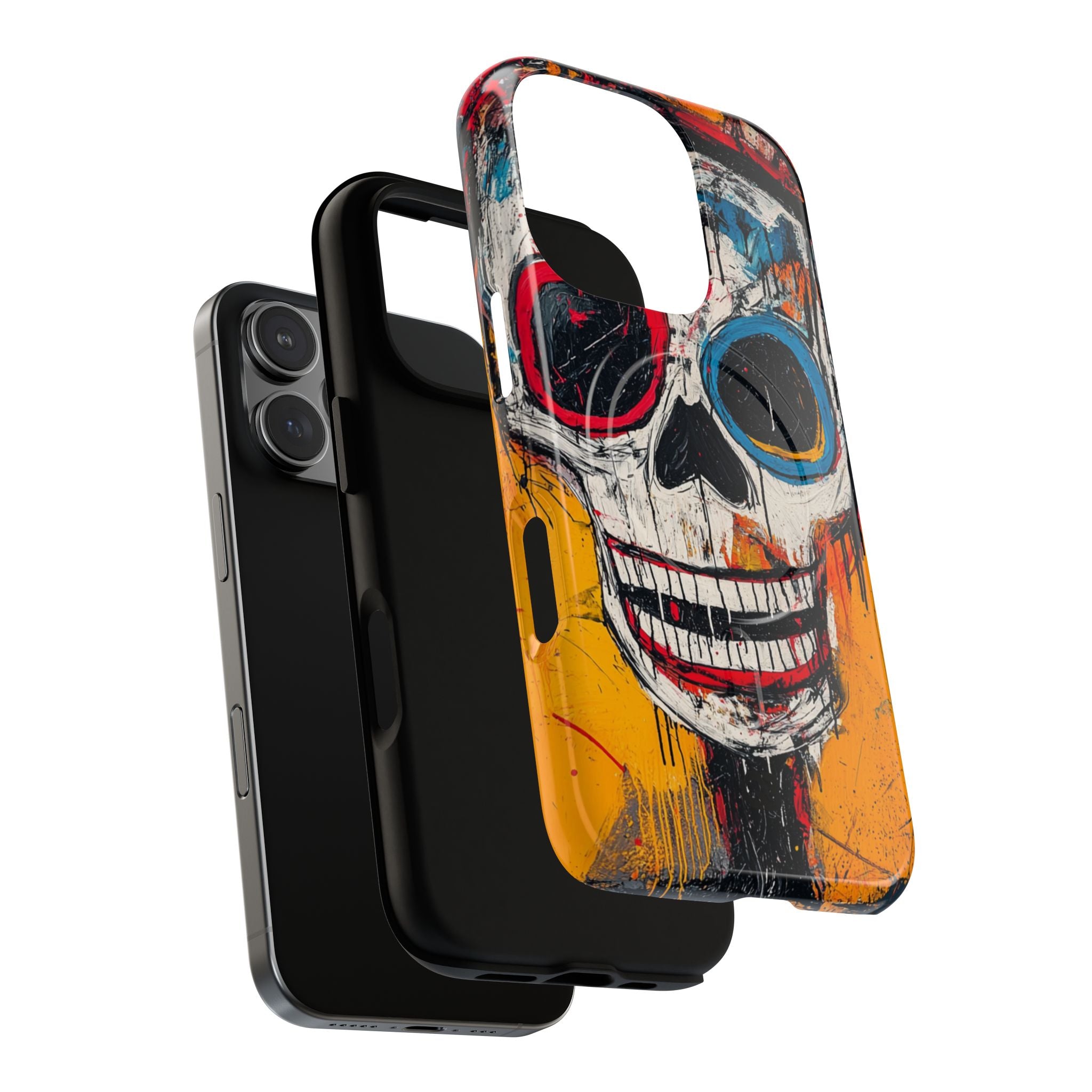 Vivid Graffiti Skull · Tough+ Handyhülle für iPhone · Magsafe