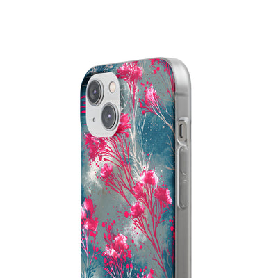 Cyber Blossom · Lite Phone Case for iPhone ·  Teal