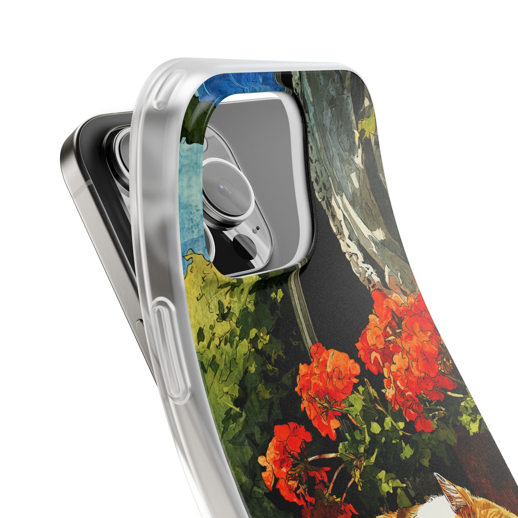 Sleeping Ginger Bloom · Soft Hoesje voor iPhone