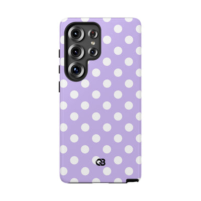 Lavender Polka Grid · Tough Θήκη για Samsung