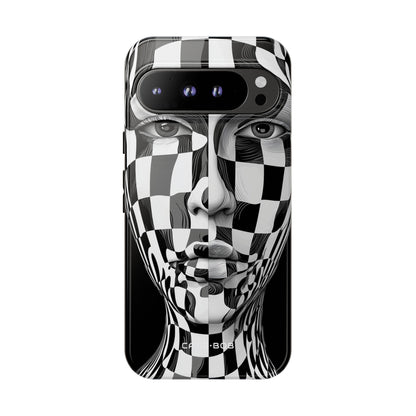 Checkered Face Google Pixel 9 Pro XL Case - Tough