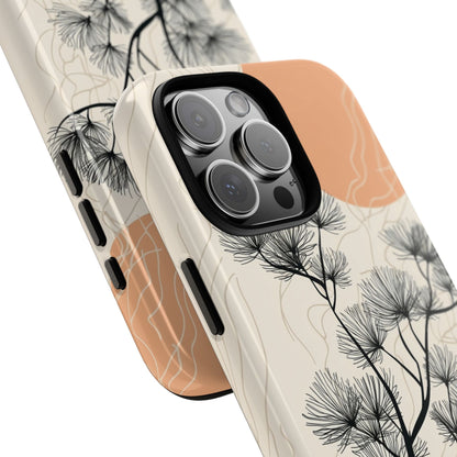 Spiky Tree Sunset iPhone 16 Pro Max Skal - Tough