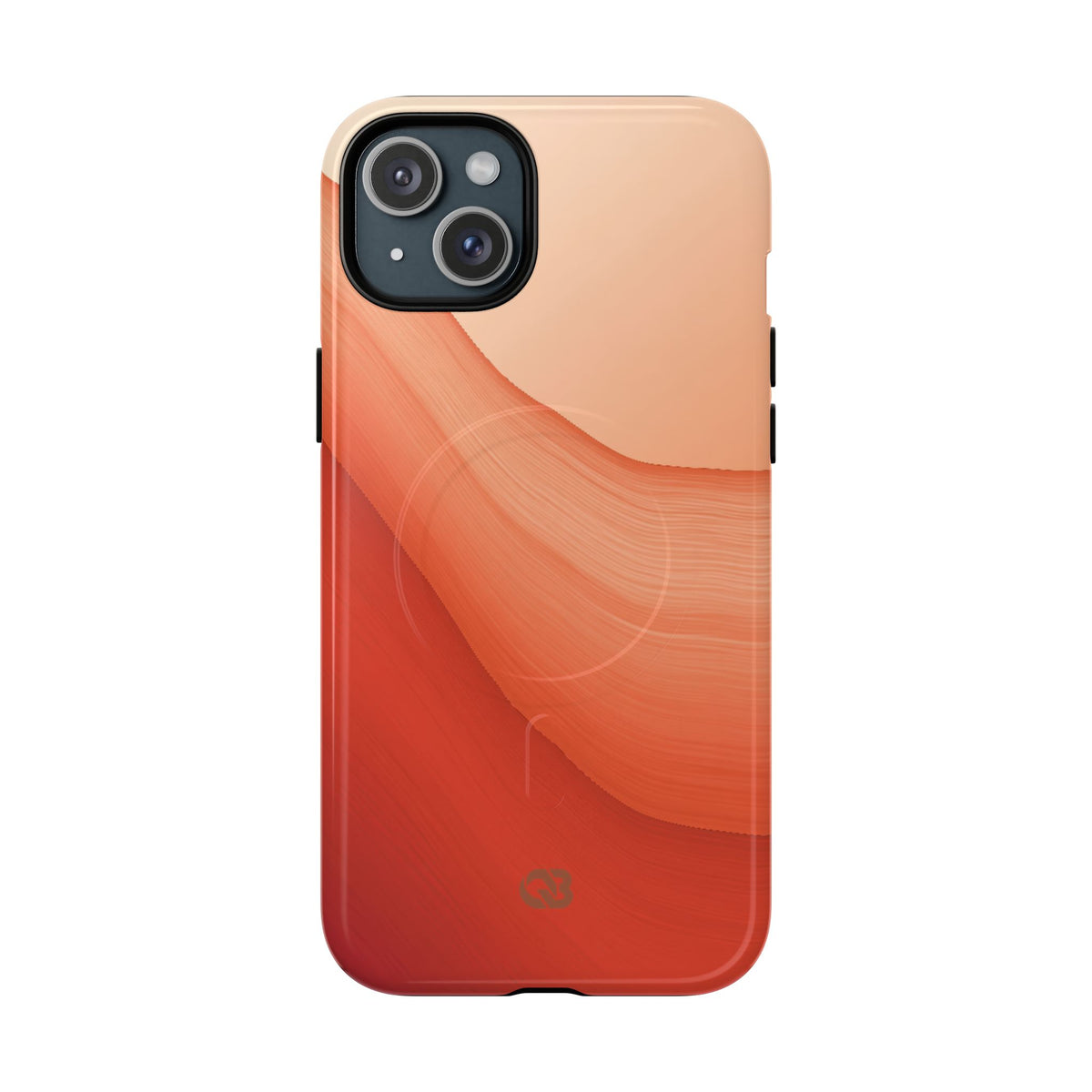 Terracotta Flow · Tough 2.0 Magnetic Phone Case for iPhone · Orange