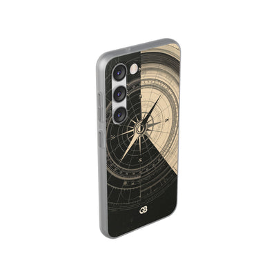 Beige Lite Phone Case for Samsung - Obsidian Nautical Blueprint