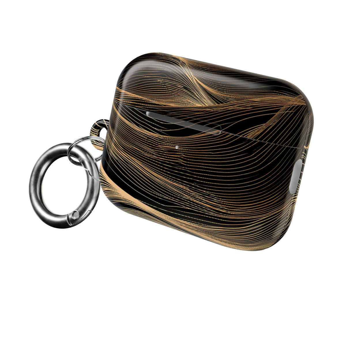 Gilded Ridge · Hard Case for AirPods & AirPods Pro · Black
