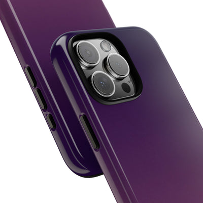 Purple Tough Phone Case for iPhone - Nocturnal Plum Fade