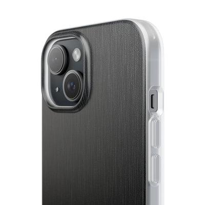 Black Lite Phone Case for iPhone - Brushed Obsidian Slate