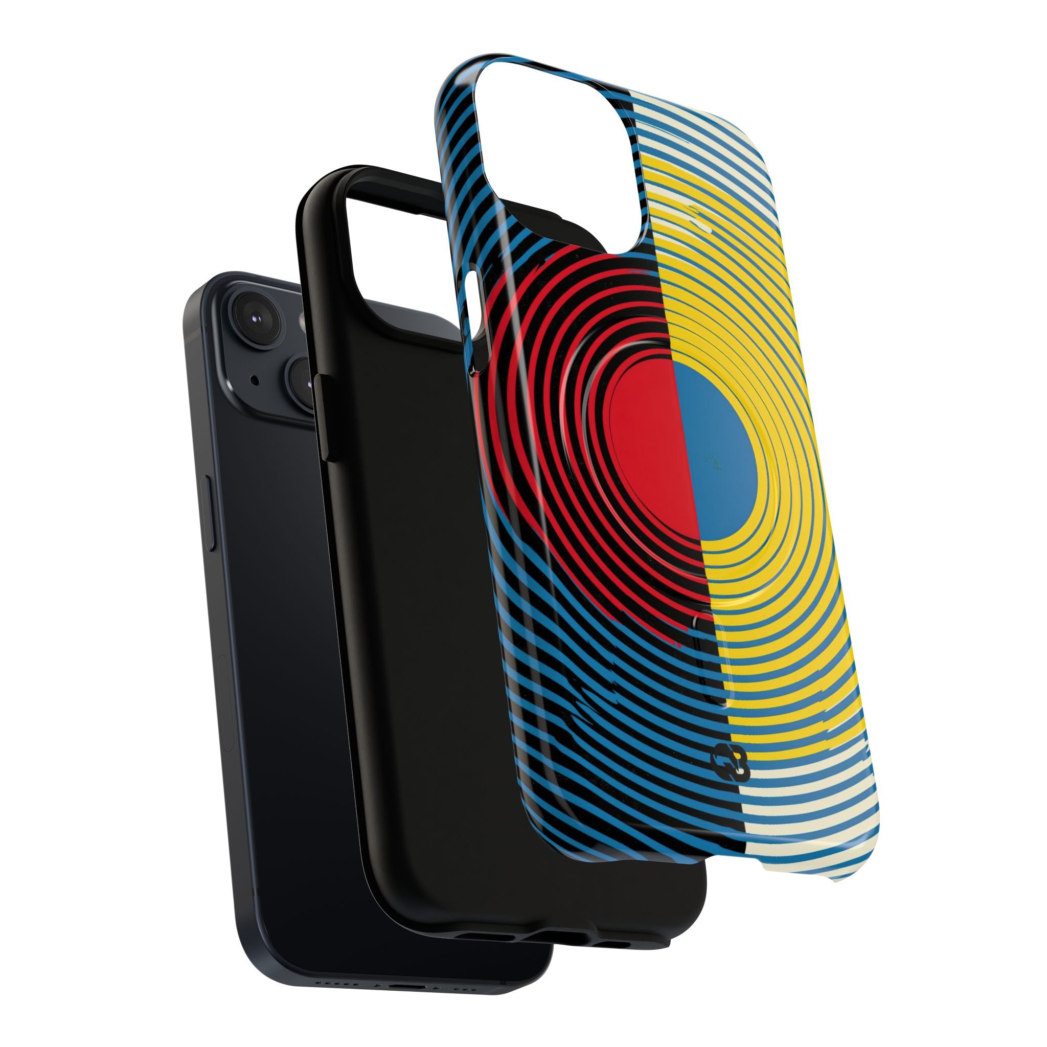Blue Tough 2.0 Magsafe Phone Case for iPhone - Primary Circuit Orbit