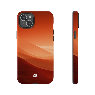 Terracotta Dune Ridges · Tough Phone Case for iPhone · Orange