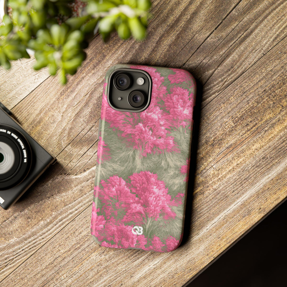 Digital Blossom · Tough Phone Case for iPhone · Pink