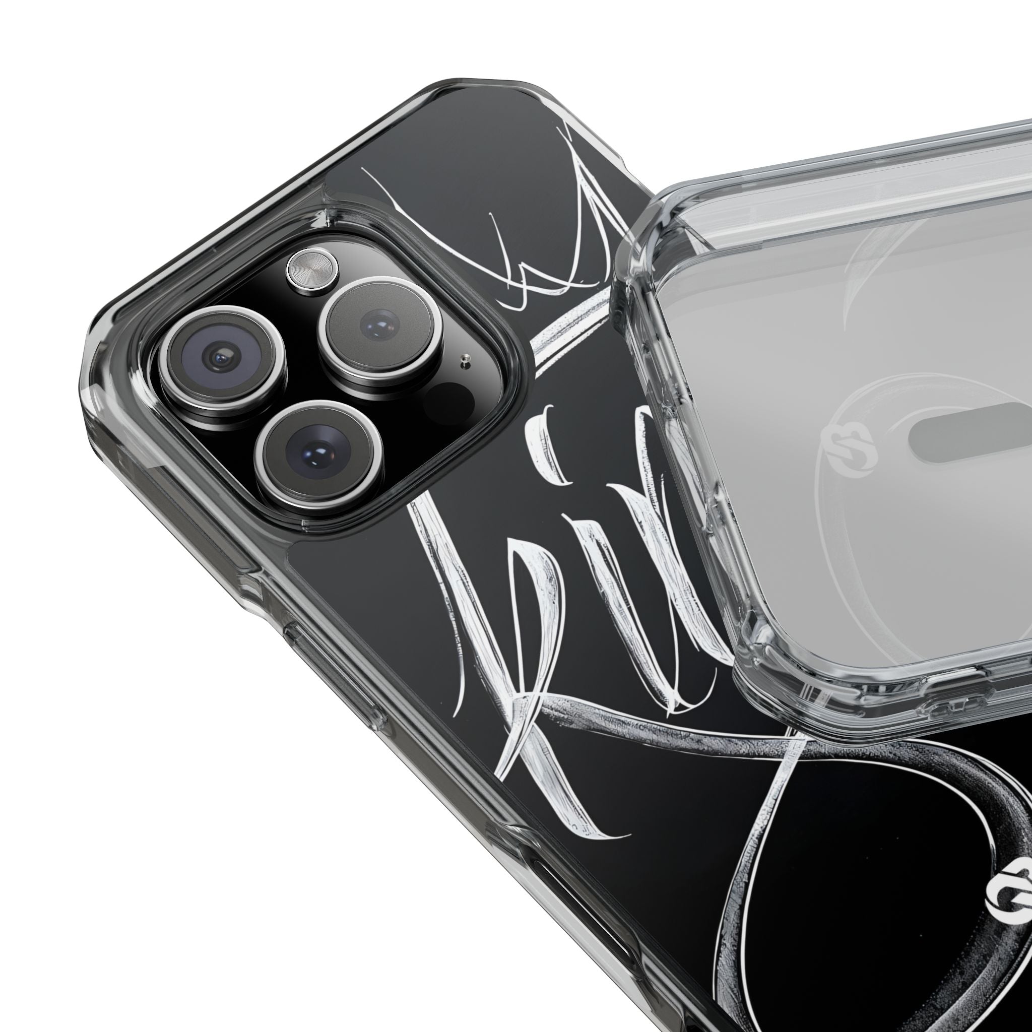 Noir Crown Script · Impact Phone Case for iPhone · Magsafe