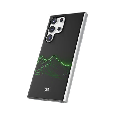 Nordic Mountain Contour · Lite Phone Case for Samsung · Black