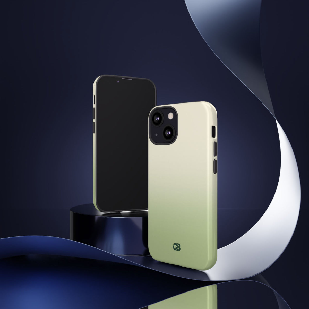 Muted Sage Ombre · Tough Phone Case for iPhone · Green