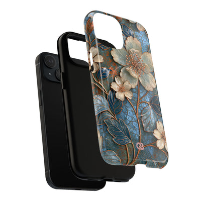 Gilded Blossom Reverie · Tough 2.0 Magnetic Phone Case for iPhone · Teal