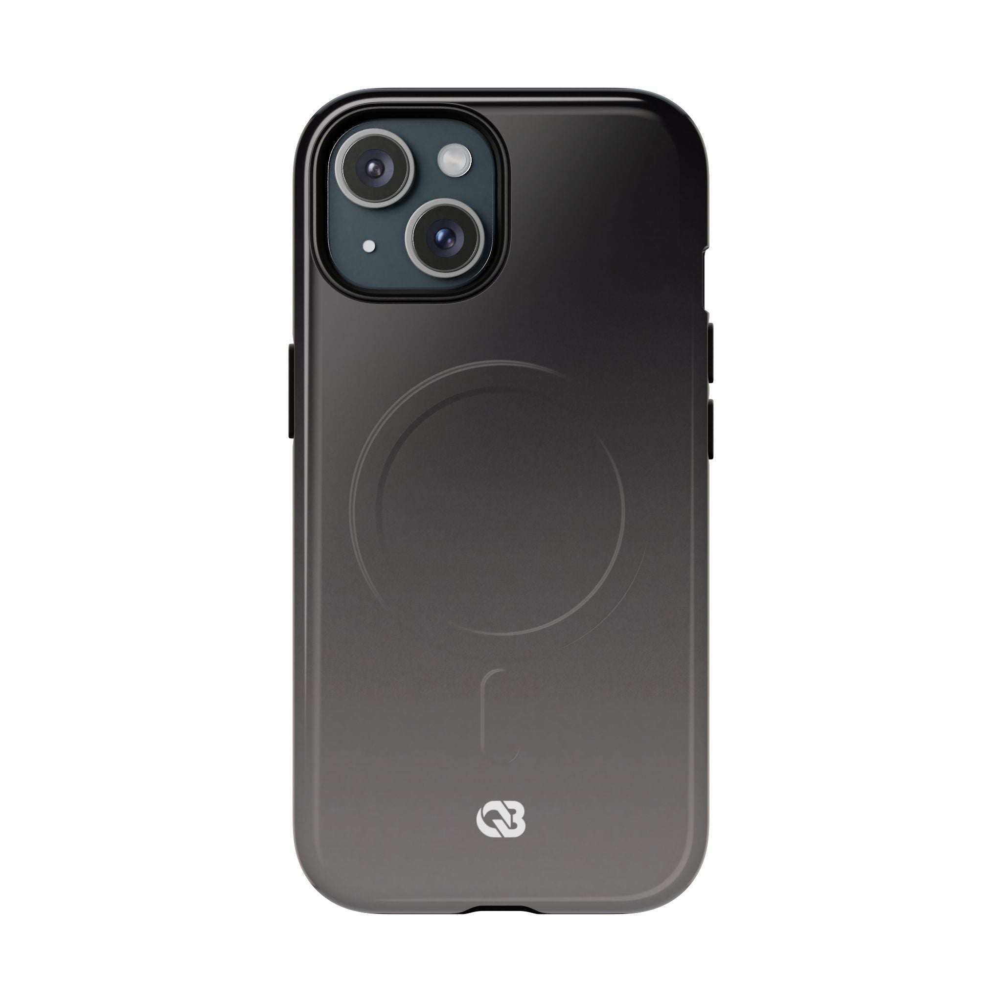Grey Tough 2.0 Magsafe Phone Case for iPhone - Obsidian Ash Fade