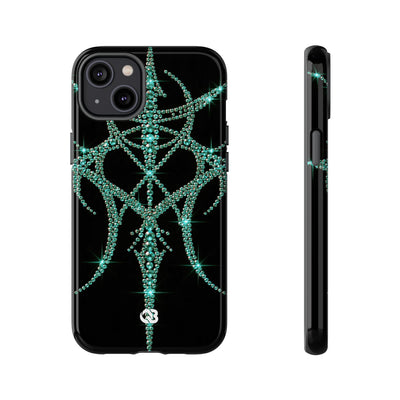 Teal Cyber Sigil · Tough Phone Case for iPhone · Teal