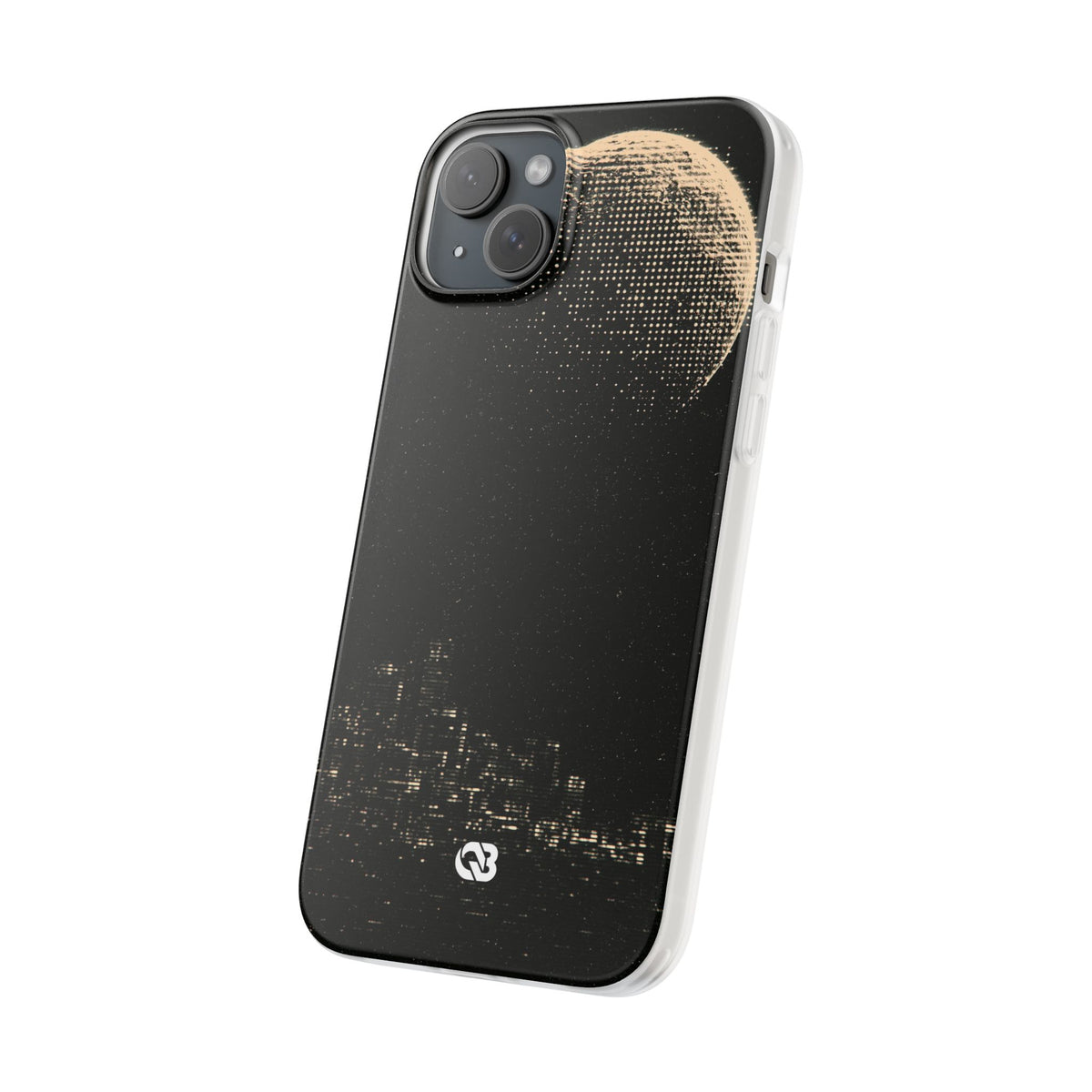 Lunar Metropolis Nocturne · Lite Phone Case for iPhone ·  Black
