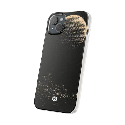 Lunar Metropolis Nocturne · Lite Phone Case for iPhone ·  Black
