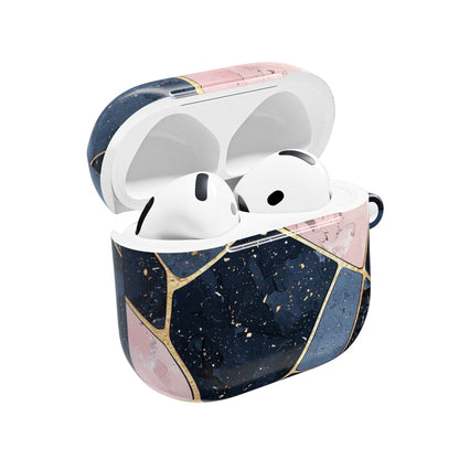 Golden Mosaic Navy - AirPods Cover