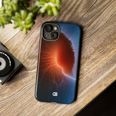 Thermal Aura Pulse · Tough Phone Case for iPhone · Blue