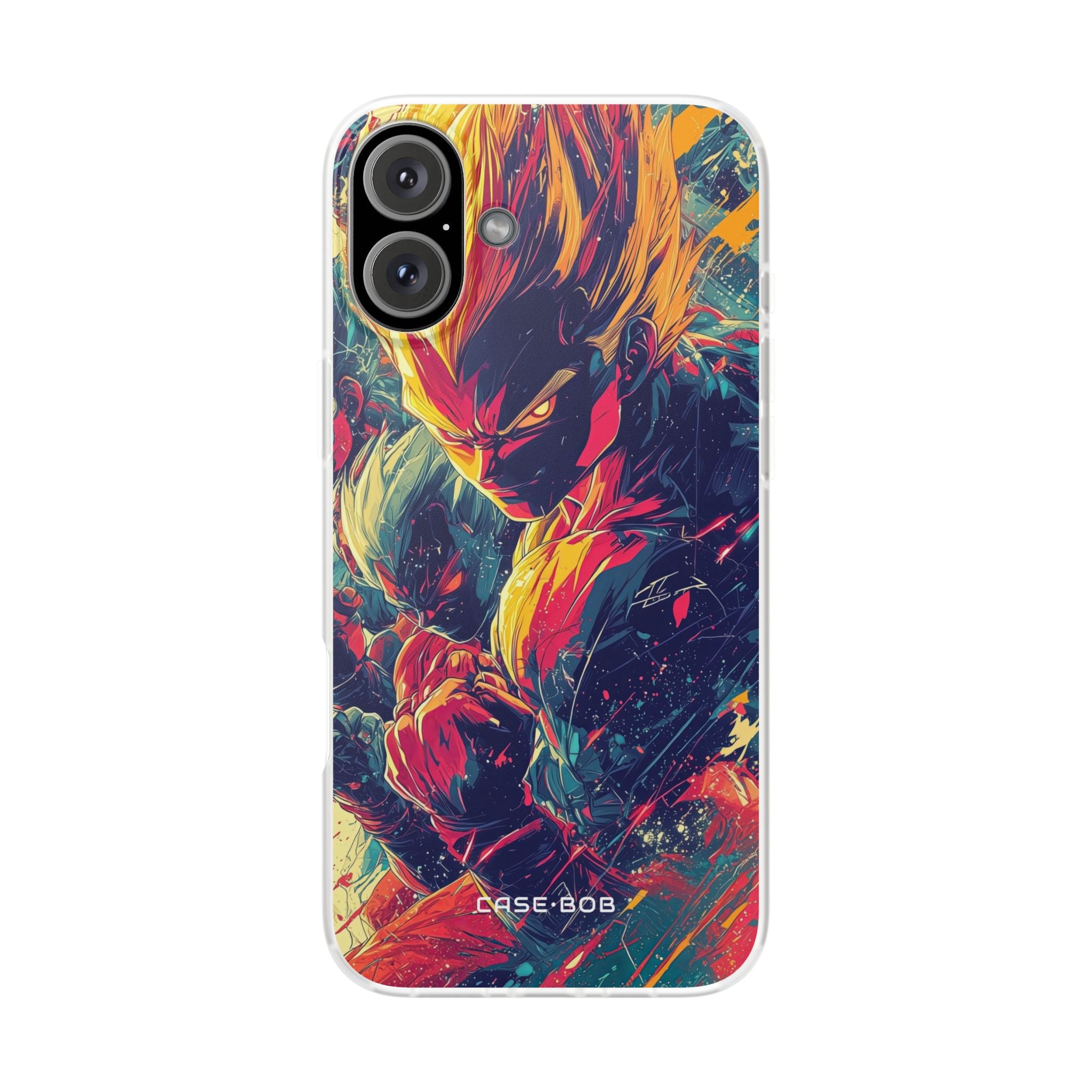 Gul Fury iPhone 16 Plus Cover - Blød