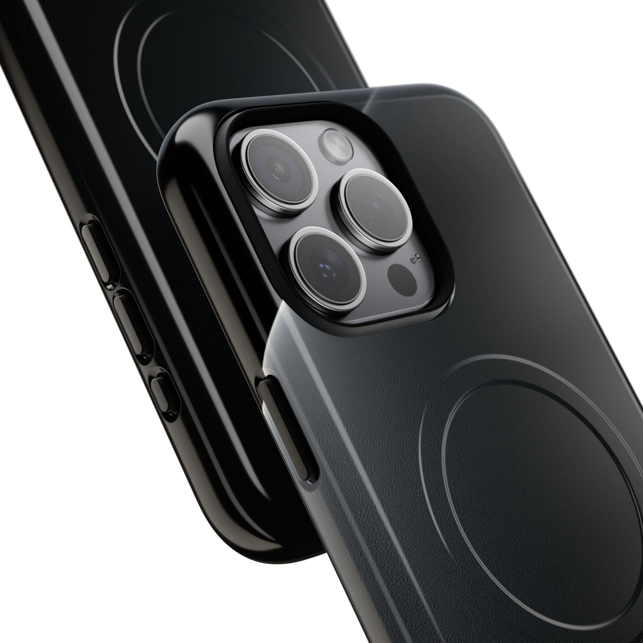 Black Tough 2.0 Magsafe Phone Case for iPhone - Obsidian Lunar Arch