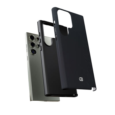 Brushed Obsidian Steel · Tough Phone Case for Samsung · Black