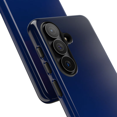 Blue Tough Phone Case for Samsung - Midnight Cobalt Fade