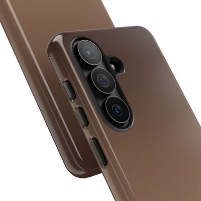 Brown Tough Phone Case for Samsung - Smoked Caramel Fade