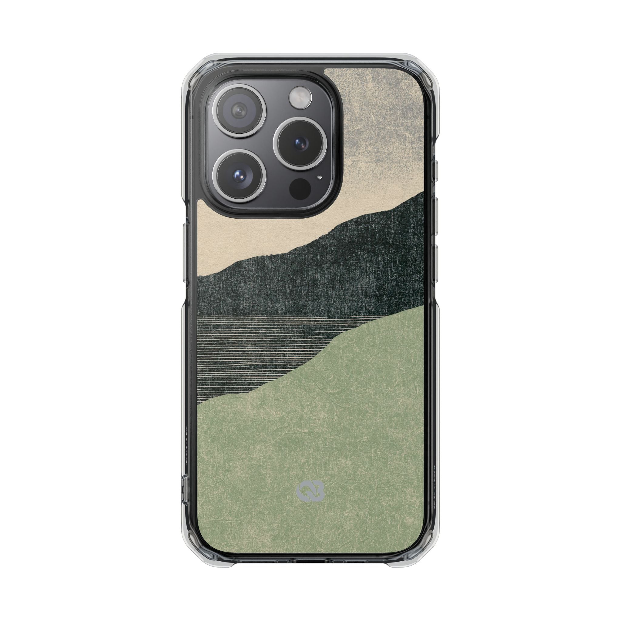 Green Impact MagSafe Phone Case for iPhone - Moss Ridge Grain