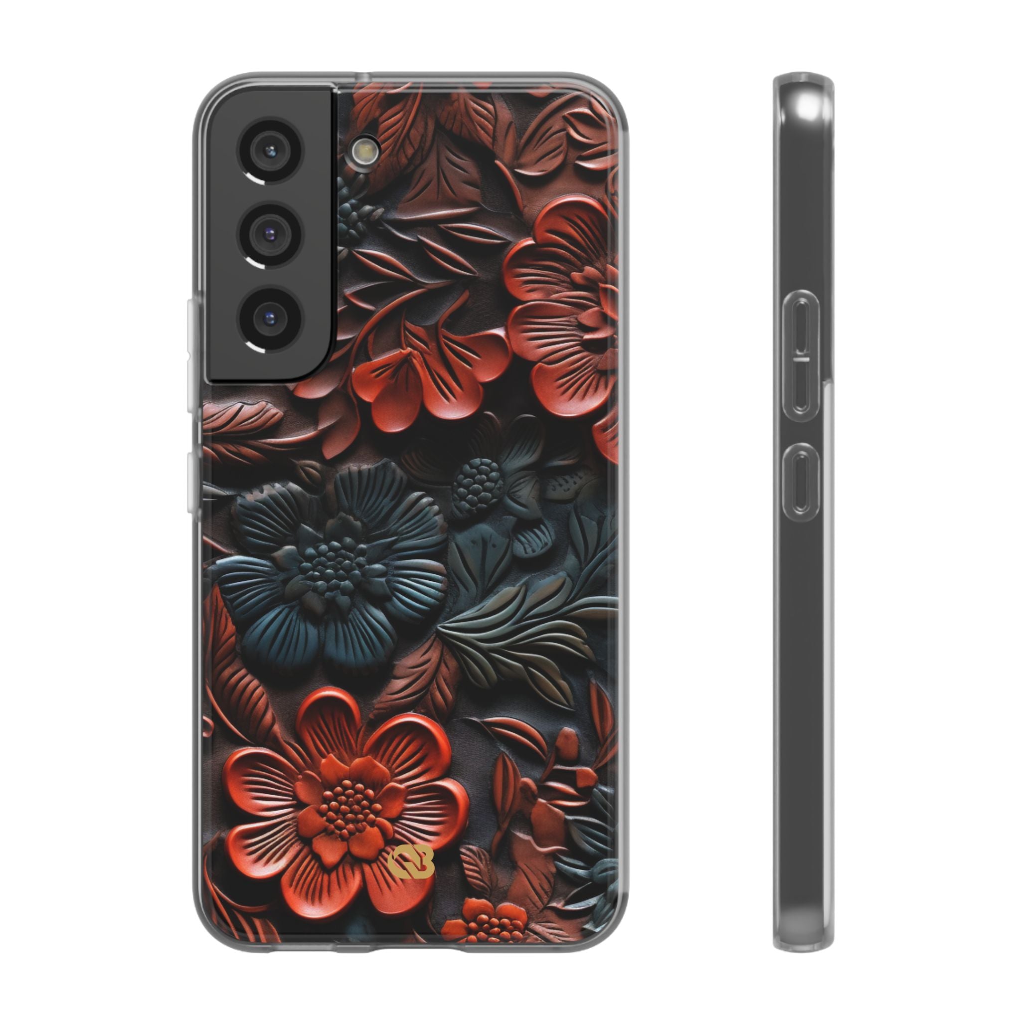 Carved Earth Bloom · Soft Custodia per Samsung