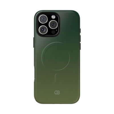Green Tough 2.0 Magsafe Phone Case for iPhone - Shadow Moss Grain