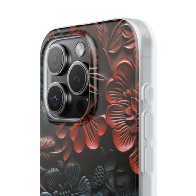 Carved Earth Bloom · Soft Phone Case for iPhone