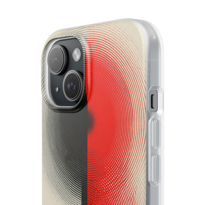 Red Lite Phone Case for iPhone - Split Signal Red