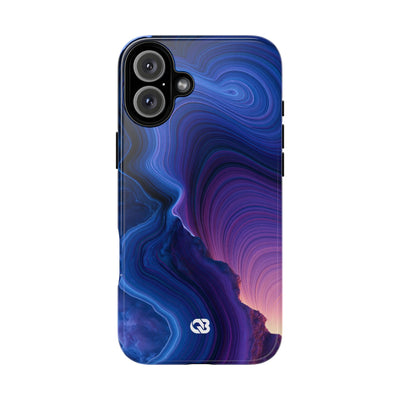 Radiant Strata · Tough Phone Case for iPhone · Blue