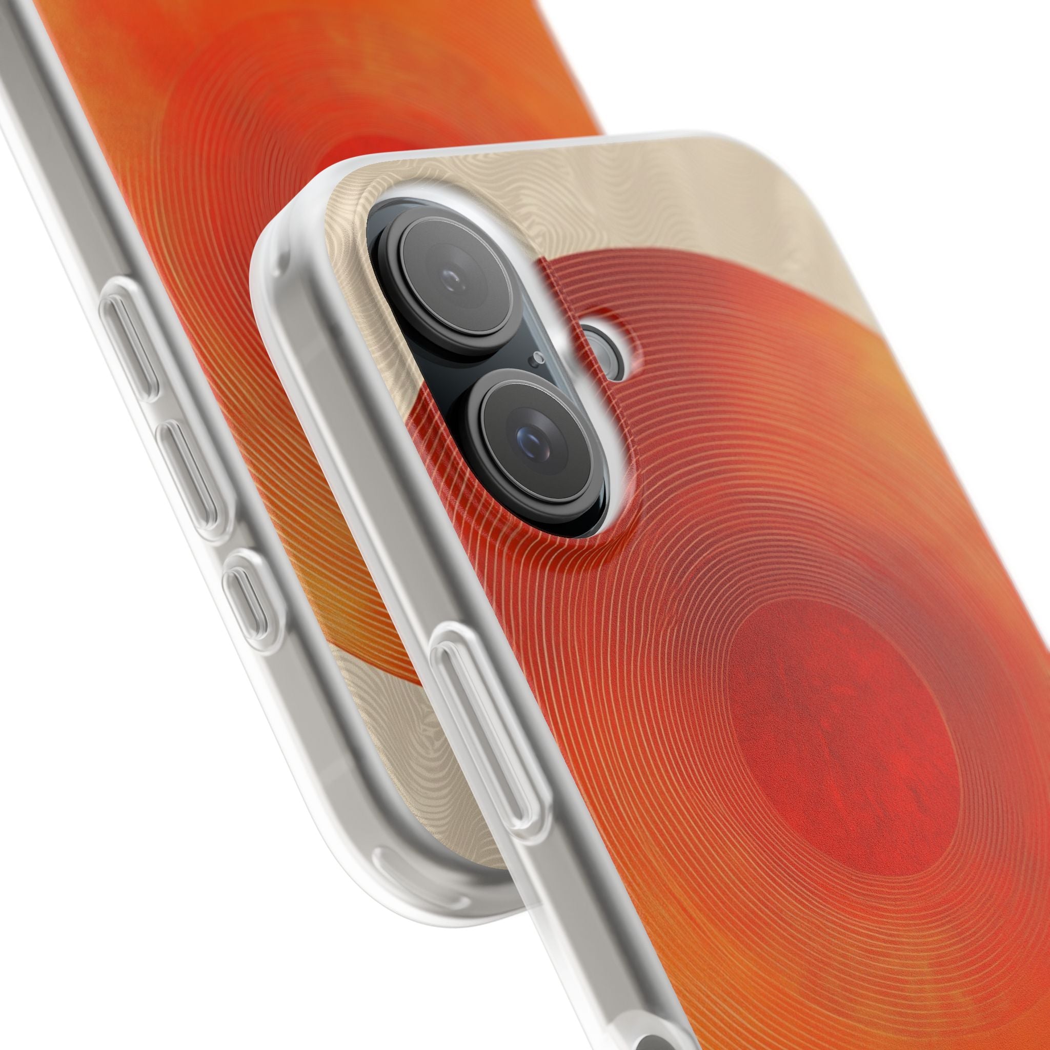 Sunburst Swirl iPhone 16 Case - Soft