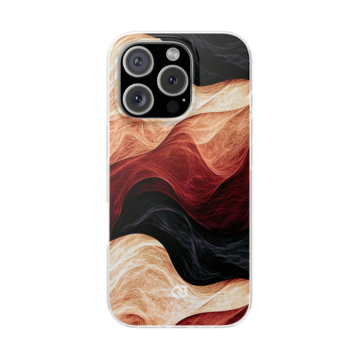 Ember Wave Dispersion · Lite Phone Case for iPhone ·  Red