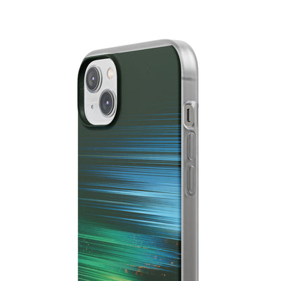 Digital Shoreline Drift · Lite Phone Case for iPhone ·  Teal