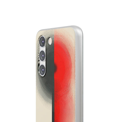 Red Lite Phone Case for Samsung - Split Signal Red