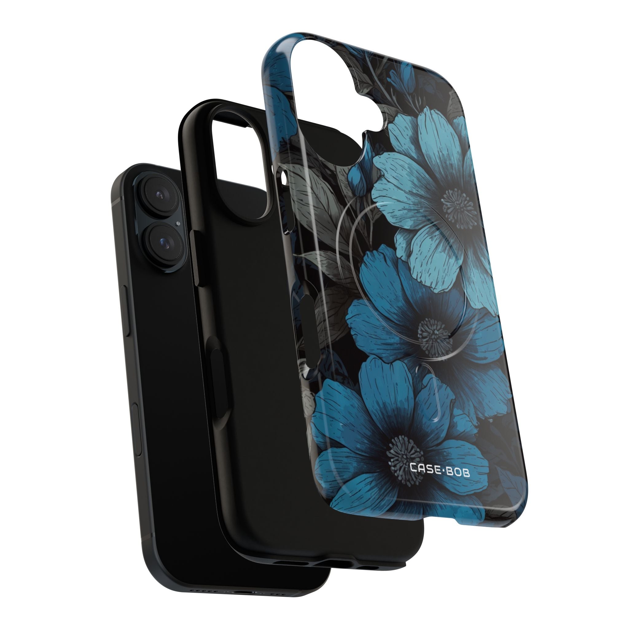 Blue Petal Radiance iPhone 16 Case - Tough+