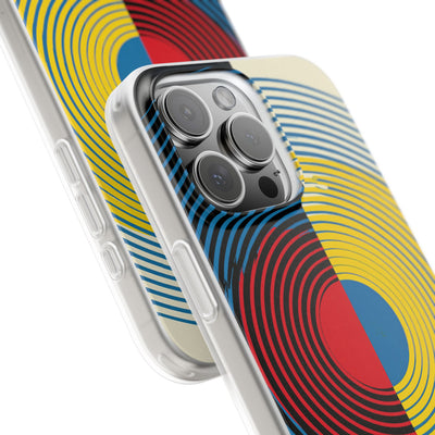 Blue Lite Phone Case for iPhone - Primary Circuit Orbit